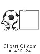 Faceless Soccer Ball Clipart #1402124 by Hit Toon