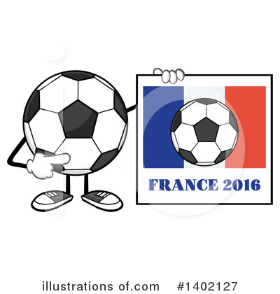 Faceless Soccer Ball Clipart #1402127 by Hit Toon