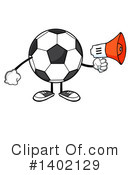 Faceless Soccer Ball Clipart #1402129 by Hit Toon