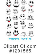 Faces Clipart #1291565 by Vector Tradition SM
