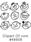 Faces Clipart #48908 by Prawny