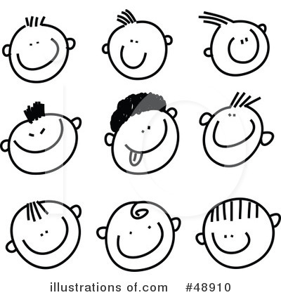 Royalty-Free (RF) Faces Clipart Illustration by Prawny - Stock Sample #48910
