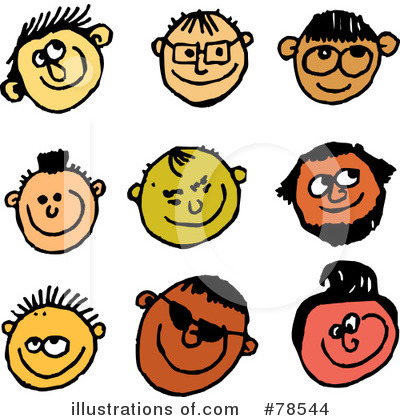 Royalty-Free (RF) Faces Clipart Illustration by Prawny - Stock Sample #78544