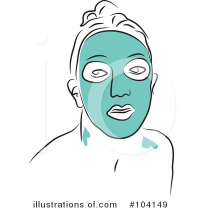 Royalty-Free (RF) Facial Mask Clipart Illustration by Prawny - Stock Sample #104149