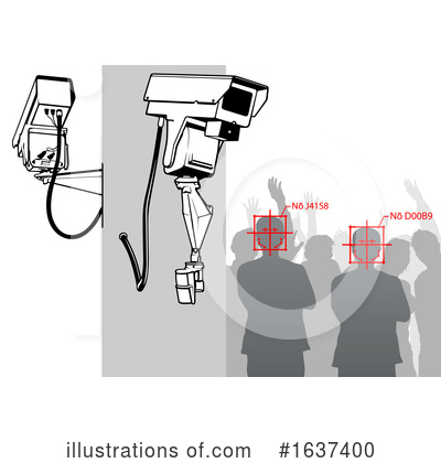 Facial Recognition Clipart #1637400 by dero