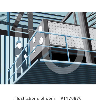 Royalty-Free (RF) Factory Clipart Illustration by David Rey - Stock Sample #1170976