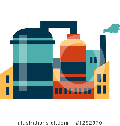 Royalty-Free (RF) Factory Clipart Illustration by Vector Tradition SM - Stock Sample #1252970