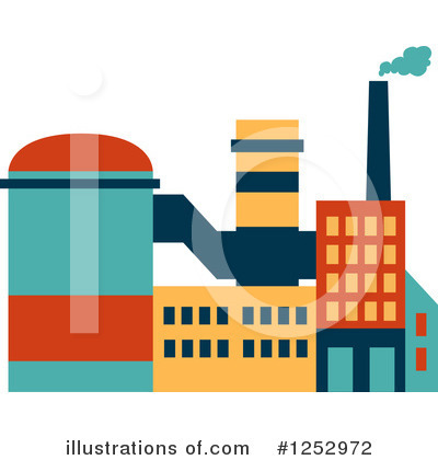 Royalty-Free (RF) Factory Clipart Illustration by Vector Tradition SM - Stock Sample #1252972