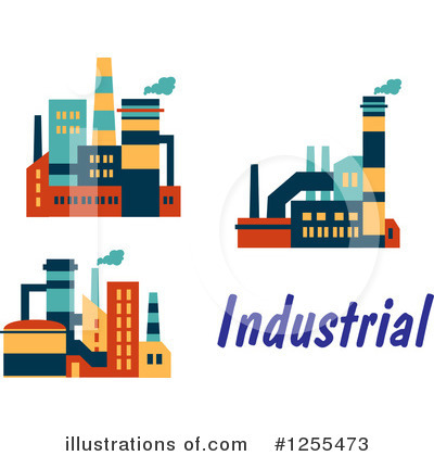 Royalty-Free (RF) Factory Clipart Illustration by Vector Tradition SM - Stock Sample #1255473