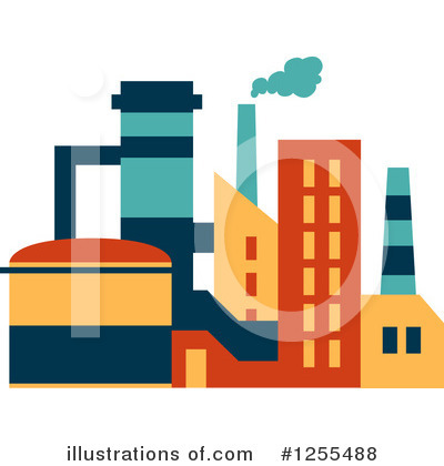 Royalty-Free (RF) Factory Clipart Illustration by Vector Tradition SM - Stock Sample #1255488