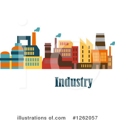 Royalty-Free (RF) Factory Clipart Illustration by Vector Tradition SM - Stock Sample #1262057