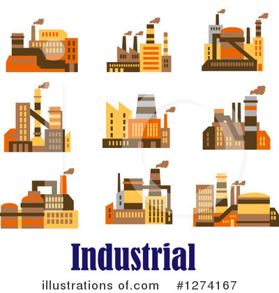 Royalty-Free (RF) Factory Clipart Illustration by Vector Tradition SM - Stock Sample #1274167