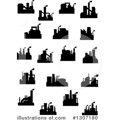 Royalty-Free (RF) Factory Clipart Illustration by Vector Tradition SM - Stock Sample #1307180