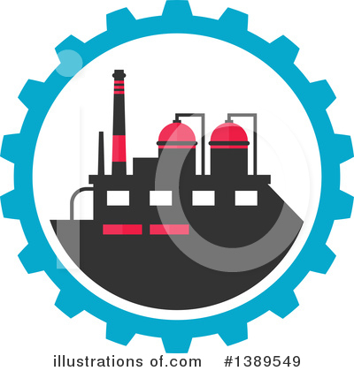 Royalty-Free (RF) Factory Clipart Illustration by Vector Tradition SM - Stock Sample #1389549