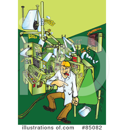 Royalty-Free (RF) Factory Clipart Illustration by Snowy - Stock Sample #85082