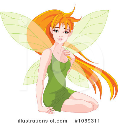 Royalty-Free (RF) Fairy Clipart Illustration by Pushkin - Stock Sample #1069311
