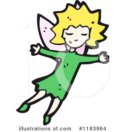 Royalty-Free (RF) Fairy Clipart Illustration by lineartestpilot - Stock Sample #1183964
