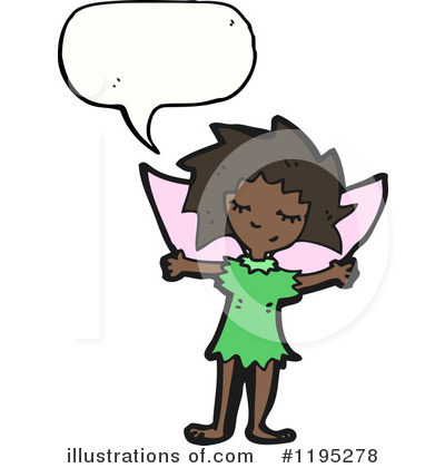 Royalty-Free (RF) Fairy Clipart Illustration by lineartestpilot - Stock Sample #1195278