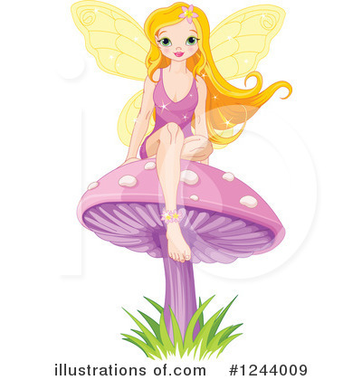 Royalty-Free (RF) Fairy Clipart Illustration by Pushkin - Stock Sample #1244009