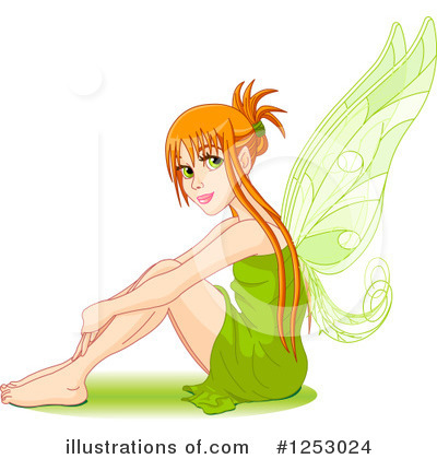 Royalty-Free (RF) Fairy Clipart Illustration by Pushkin - Stock Sample #1253024