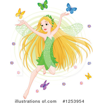 Royalty-Free (RF) Fairy Clipart Illustration by Pushkin - Stock Sample #1253954