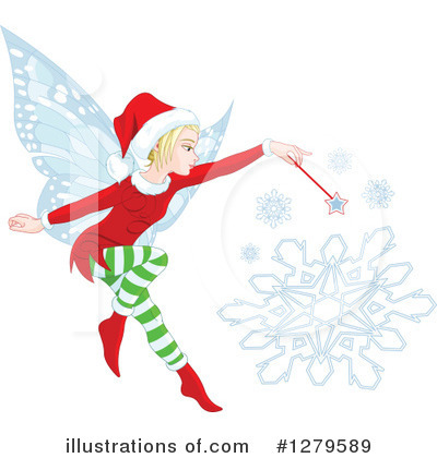 Royalty-Free (RF) Fairy Clipart Illustration by Pushkin - Stock Sample #1279589