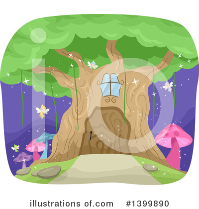 Tree House Clipart #1399890 by BNP Design Studio