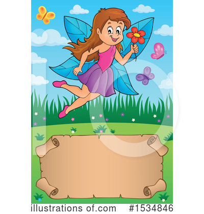 Royalty-Free (RF) Fairy Clipart Illustration by visekart - Stock Sample #1534846