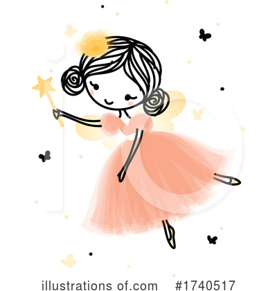 Royalty-Free (RF) Fairy Clipart Illustration by elena - Stock Sample #1740517