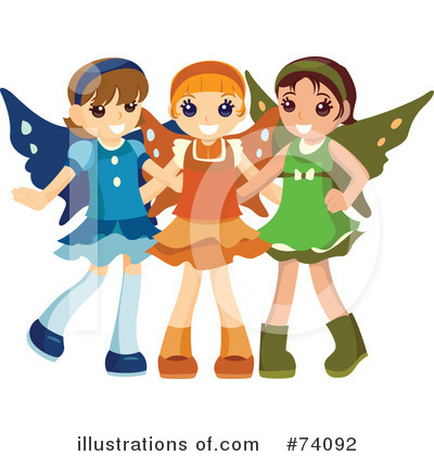 Royalty-Free (RF) Fairy Clipart Illustration by BNP Design Studio - Stock Sample #74092