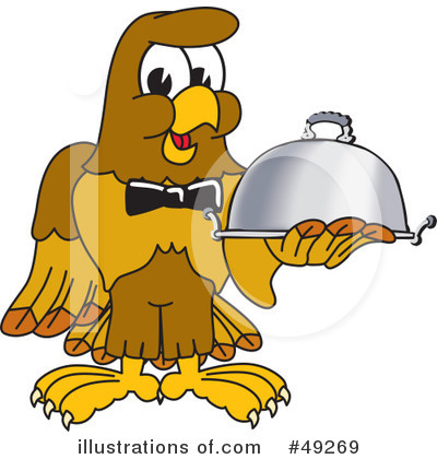 Royalty-Free (RF) Falcon Character Clipart Illustration by Mascot Junction - Stock Sample #49269