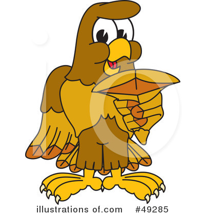 Royalty-Free (RF) Falcon Character Clipart Illustration by Mascot Junction - Stock Sample #49285