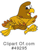 Falcon Character Clipart #49295 by Mascot Junction