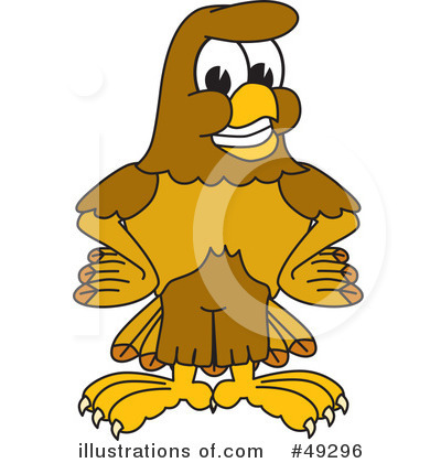 Royalty-Free (RF) Falcon Character Clipart Illustration by Mascot Junction - Stock Sample #49296