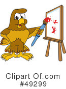 Falcon Character Clipart #49299 by Mascot Junction
