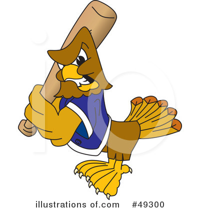 Royalty-Free (RF) Falcon Character Clipart Illustration by Mascot Junction - Stock Sample #49300