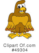 Falcon Character Clipart #49304 by Mascot Junction