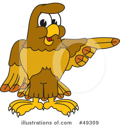 Royalty-Free (RF) Falcon Character Clipart Illustration by Mascot Junction - Stock Sample #49309