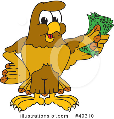 Royalty-Free (RF) Falcon Character Clipart Illustration by Mascot Junction - Stock Sample #49310
