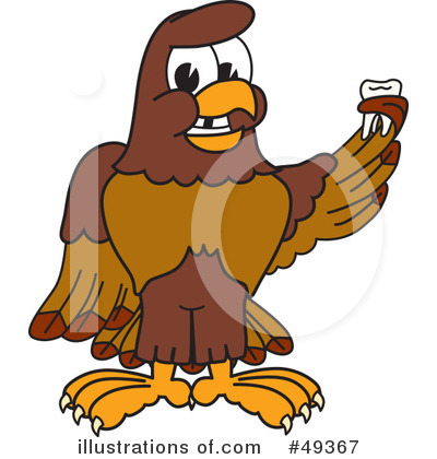 Royalty-Free (RF) Falcon Character Clipart Illustration by Mascot Junction - Stock Sample #49367