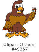 Falcon Character Clipart #49367 by Mascot Junction