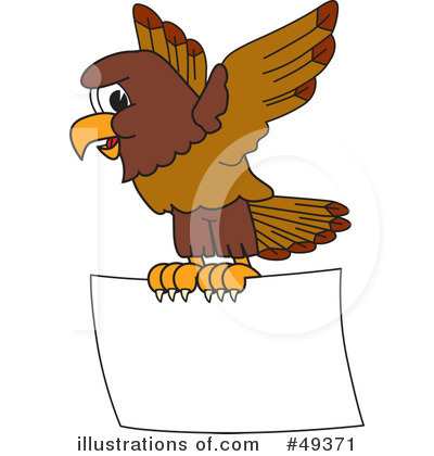 Royalty-Free (RF) Falcon Character Clipart Illustration by Mascot Junction - Stock Sample #49371