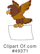 Falcon Character Clipart #49371 by Mascot Junction