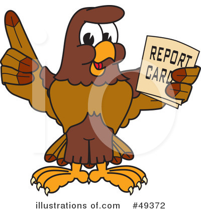 Royalty-Free (RF) Falcon Character Clipart Illustration by Mascot Junction - Stock Sample #49372