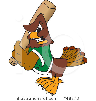 Royalty-Free (RF) Falcon Character Clipart Illustration by Mascot Junction - Stock Sample #49373