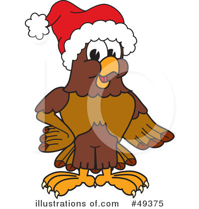 Royalty-Free (RF) Falcon Character Clipart Illustration by Mascot Junction - Stock Sample #49375