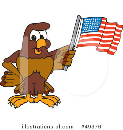 Royalty-Free (RF) Falcon Character Clipart Illustration by Mascot Junction - Stock Sample #49376