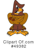 Falcon Character Clipart #49382 by Mascot Junction