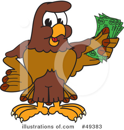 Royalty-Free (RF) Falcon Character Clipart Illustration by Mascot Junction - Stock Sample #49383