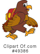 Falcon Character Clipart #49386 by Mascot Junction
